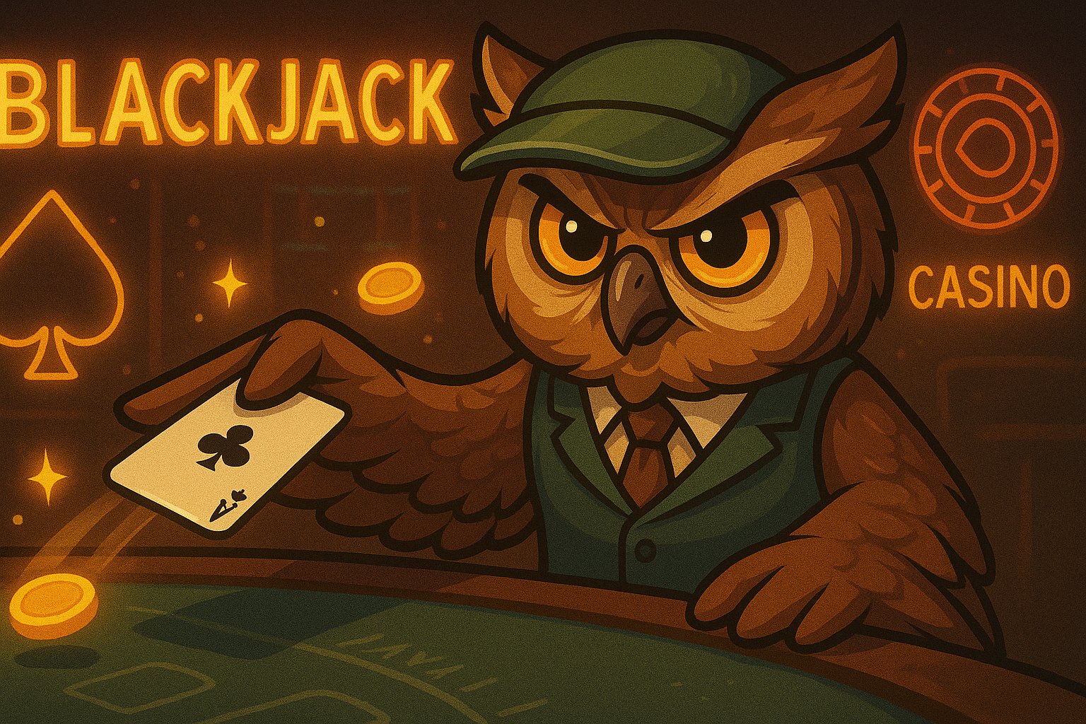 Dealer live casino sedang membagikan kartu di meja blackjack langsung